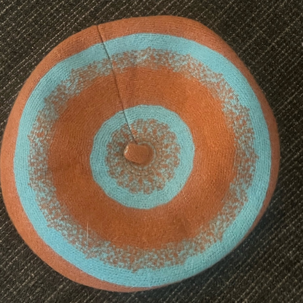 Brixton Vibrant Orange and Blue Hat